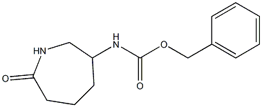 benzyl (7-oxoazepan-3-yl)carbaMate 结构式