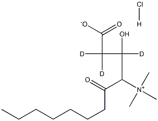 Octanoyl-L-carnitine-d3 HCl 结构式