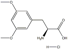 L-3,5-DIMETHOXYPHENYLALANINE HCL 结构式