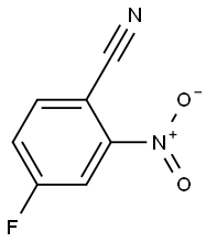 4-氟-2-硝基苯腈 结构式