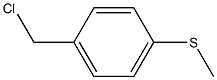 4-甲硫基氯苄 结构式