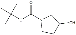 1-BOC-3-羟基吡咯烷 结构式