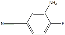 3-氨基-4-氟苯腈 结构式
