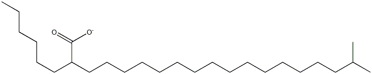异硬脂醇辛酸酯 结构式
