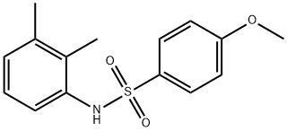 N-(2,3-二甲基苯)-4-甲氧基苯磺酰胺 结构式