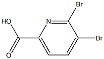 2,3-二溴-6-吡啶甲酸 结构式