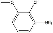 3-氨基-2-氯苯甲醚 结构式