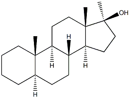 17a-Methyl-5a-androst-17b-ol 结构式