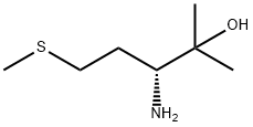 (R)-2-甲基-3-氨基-5-(甲硫基)-2-戊醇 结构式