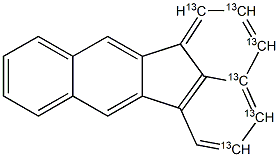 Benzo(k)fluoranthene (13C6) Solution 结构式