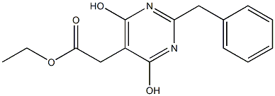 ethyl 2-(2-benzyl-4,6-dihydroxypyriMidin-5-yl)acetate 结构式