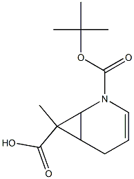 2-tert-Butyl 7-methyl 2-aza-bicyclo[4.1.0]hept-3-ene-2,7-dicarboxylate 结构式