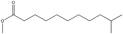 10-Methylhendecanoic acid methyl ester 结构式