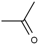 Acetone 5000 μg/mL in Methanol 结构式