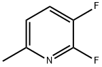 2,3-二氟-6-甲基吡啶 结构式