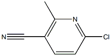 2-氯-5-氰基-6-甲基吡啶 结构式