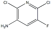 5-氨基-2,6-二氯-3-氟吡啶 结构式