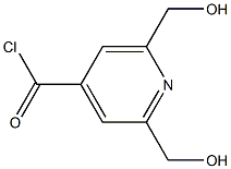 2,6-bis(hydroxyMethyl)isonicotinoyl chloride 结构式