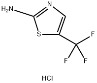 2 -氨基- 5 -三氟甲基噻唑盐酸盐 结构式