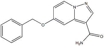 5-(benzyloxy)pyrazolo[1,5-a]pyridine-3-carboxaMide 结构式