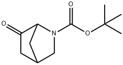 6-氧代-2-氮杂双环[2.2.1]庚烷-2-羧酸叔丁酯 结构式