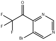 1-(5-溴嘧啶-4-基)-2,2,2-三氟乙酮 结构式