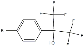 2-(4-BroMo-phenyl)-1,1,1,3,3,3-hexafluoro-propan-2-ol 结构式