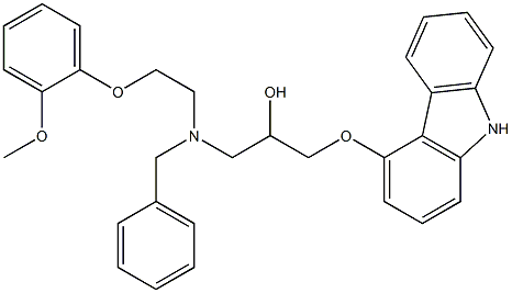 卡维地洛杂质C 结构式