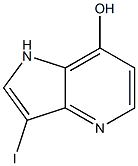 3-IODO-1H-PYRROLO[3,2-B]PYRIDIN-7-OL 结构式