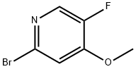 2-溴-5-氟-4-甲氧基吡啶 结构式