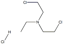 2-氯-N-(2-氯乙基)-N-乙胺盐酸盐 结构式