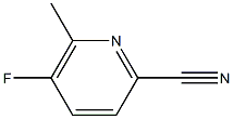 5-fluoro-6-Methylpicolinonitrile 结构式