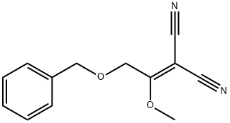 2-(2-(BENZYLOXY)-1-METHOXYETHYLIDENE)MALONONITRILE 结构式