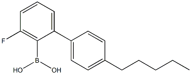 3-氟-4'-戊基联苯硼酸 结构式