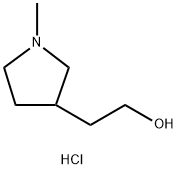 2-(1-Methylpyrrolidin-3-yl)ethanol 结构式