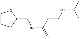 3-IsopropylaMino-N-(tetrahydro-furan-2-ylMethyl)-propionaMide 结构式