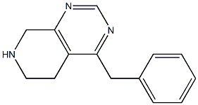 4-Benzyl-5,6,7,8-tetrahydro-pyrido[3,4-d]pyriMidine 结构式