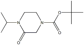 4-Isopropyl-3-oxo-piperazine-1-carboxylicacidtert-butylester 结构式