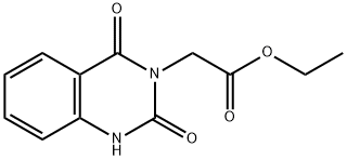 2-(1,2-二氢-2,4-二氧喹唑啉-3(4H)-基)乙酸乙酯 结构式