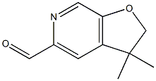 2,3-dihydro-3,3-diMethylfuro[2,3-c]pyridine-5-carbaldehyde 结构式