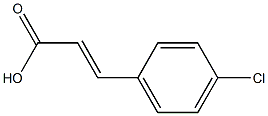 反-对氯肉桂酸 结构式