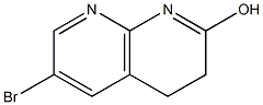 6-BroMo-3,4-dihydro-[1,8]naphthyridin-2-ol 结构式