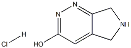 6,7-Dihydro-5H-pyrrolo[3,4-c]pyridazin-3-ol hydrochloride 结构式