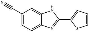 6-氰基-2-(2-噻吩基)苯并咪唑 结构式