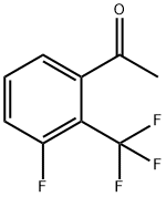 3'-氟-2'-(三氟甲基)苯乙酮 结构式