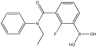 3-[乙基(苯基)氨基甲酰]-2-氟苯硼酸,97% 结构式