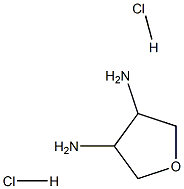 Tetrahydro-furan-3,4-diaMine.2HCl 结构式