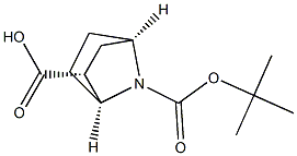 (1S,2R,4R)-7-(tert-butoxycarbonyl)-7-azabicyclo[2.2.1]heptane-2-carboxylic acid 结构式