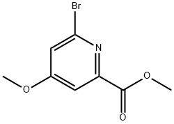 Methyl 6-broMo-4-Methoxypicolinate 结构式