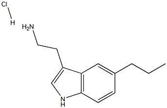 2-(5-Propyl-1H-indol-3-yl)-ethylaMine hydrochloride 结构式